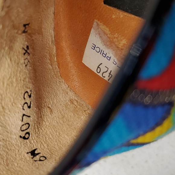 NWOT STUART WEITZMAN colorful loafers (sz 9.5) - Picture 6 of 8